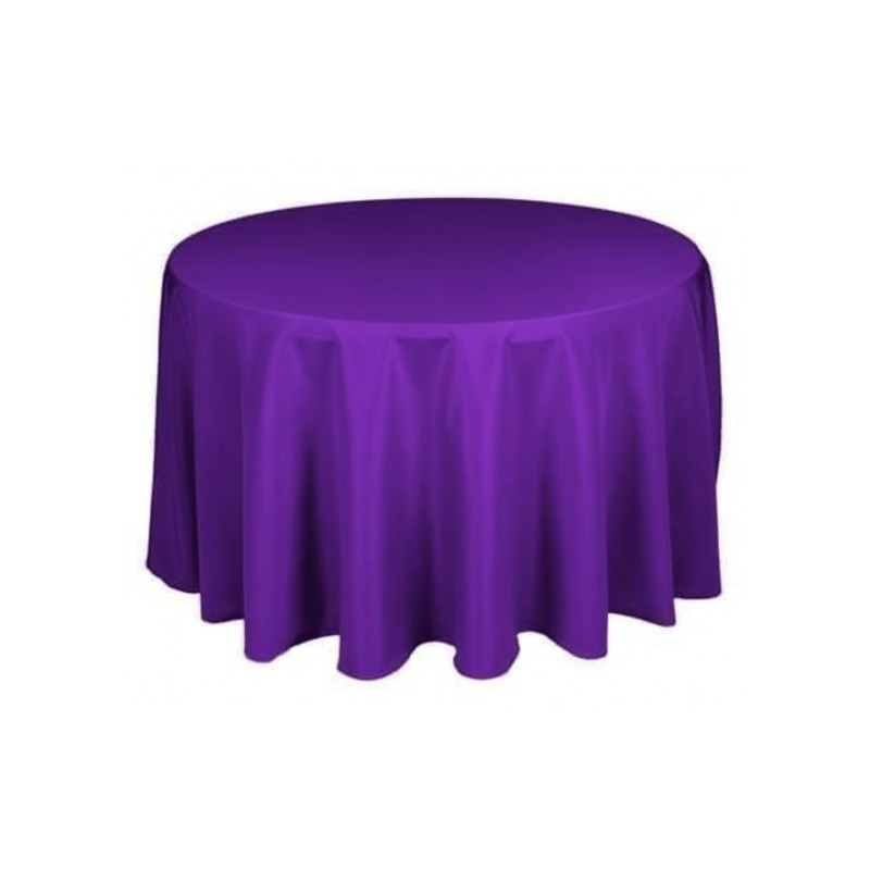 Nappe ronde violet