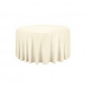 Nappe ronde ivoire