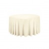 Nappe ronde ivoire