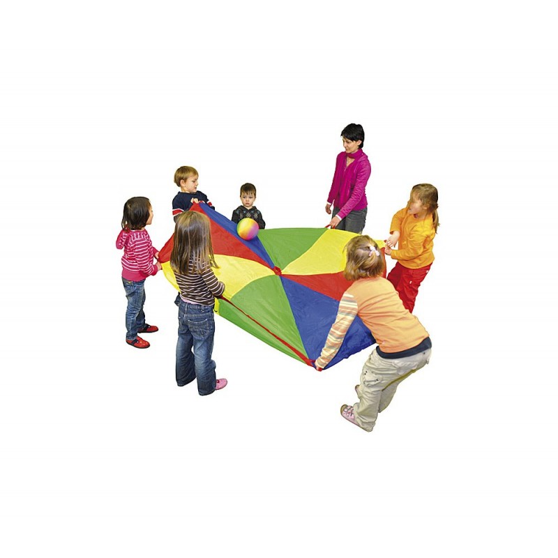 Parachute 300 cm - jeu coordination coopératif 3 mètres