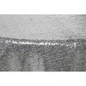 Nappe ronde sequin argent