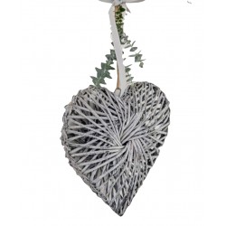 Cœurs en osier torsadé