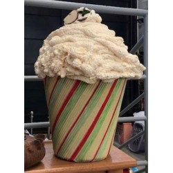 Cup cake géant factice