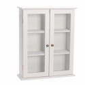 Armoire vitrée blanche