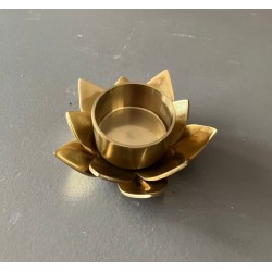 Photophore lotus doré