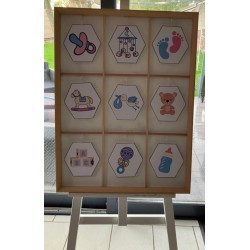 Morpion baby shower / gender reveal