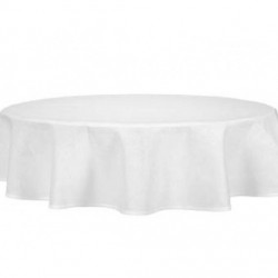 Nappe ovale blanche 450cm