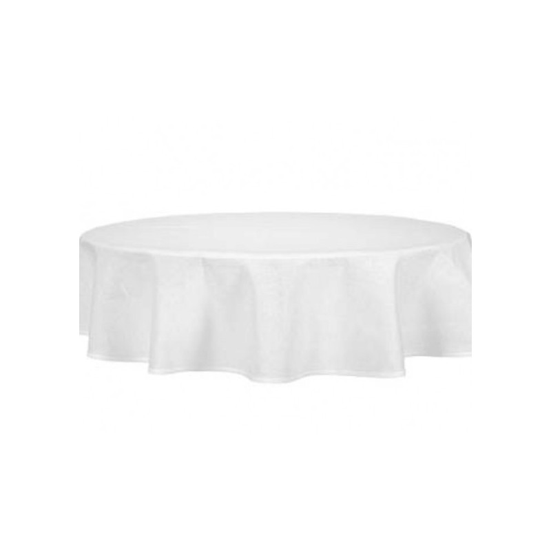 Nappe ovale blanche 450cm