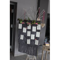 Plan de table macramé