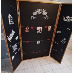 Mur Photobooth ardoise