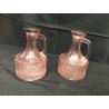 Lot de 2 pichets rose