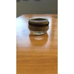 Photophore avec corde en jute