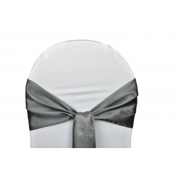 Nœud de chaise satin anthracite