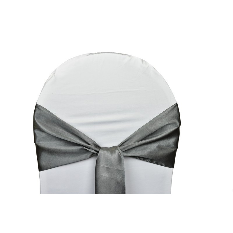 Nœud de chaise satin anthracite