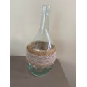 Vase dame jeanne transparente