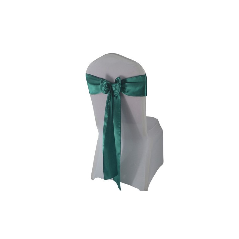 Nœud de chaise satin vert pomme