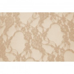 Nappe rectangle dentelle rose