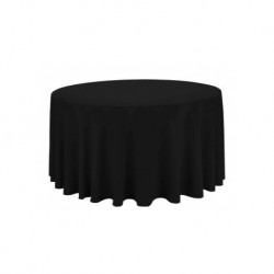 Nappe ronde noire D300