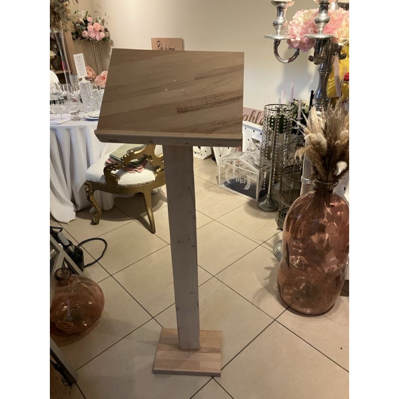 Pupitre bois naturel