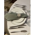Serviette de table  gaze de coton curry