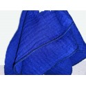 Serviette de table  gaze de coton bleu roi