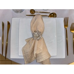 Serviette de table sable