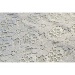 Nappe rectangle dentelle blanche