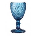 Verre à vin en verre bleu NELA