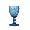 Verre à vin en verre bleu NELA