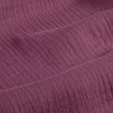 Serviette de table  gaze de coton prune