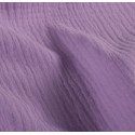 Serviette de table  gaze de coton lilas
