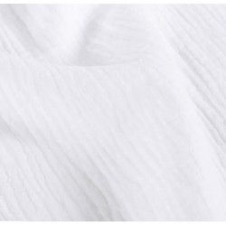 Serviette de table  gaze de coton blanc