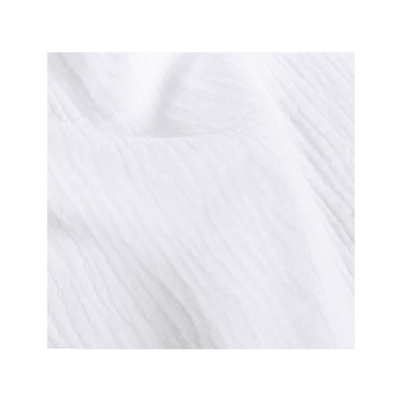 Serviette de table  gaze de coton blanc