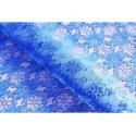 Nappe rectangle dentelle bleu