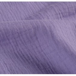 Serviette de table  gaze de coton lilas