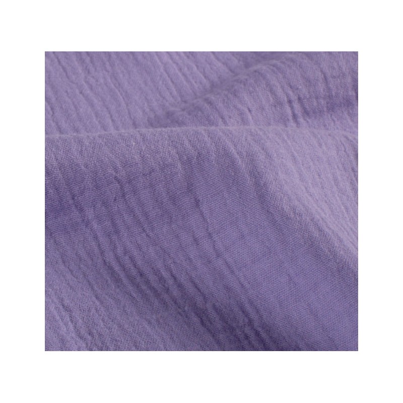 Serviette de table  gaze de coton lilas
