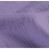 Serviette de table  gaze de coton mauve