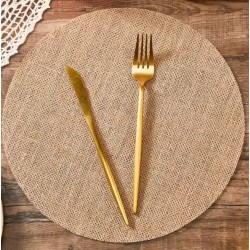 Set de table en toile de Jute D35cm