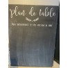 Plan de Table en Ardoise