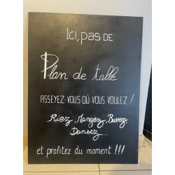 Panneau-Place libre en Ardoise