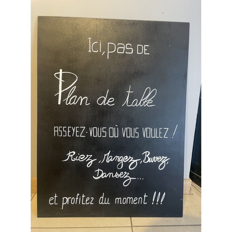 Panneau-Place libre en Ardoise