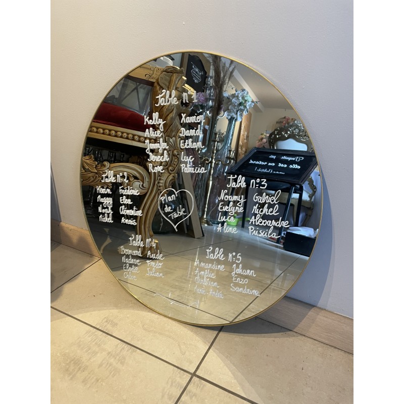 Miroir rond simple