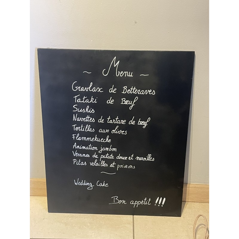 Panneau-Menu en ardoise