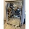 Miroir moyen gris-doré