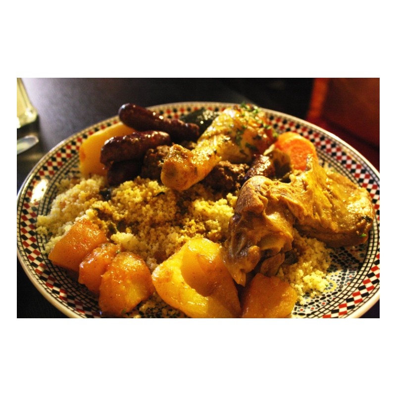 Assiette à couscous Monia