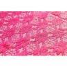 Nappe rectangle dentelle rose