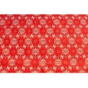 Nappe rectangle dentelle rouge