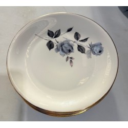 Assiette vintage – Modèle rose bleue MT