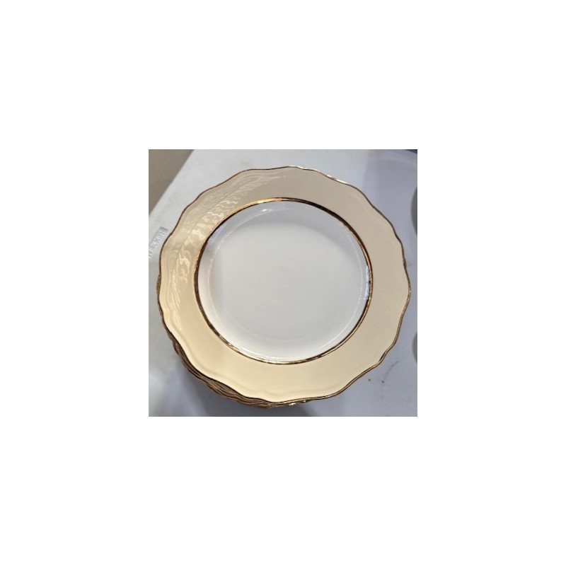 Assiette vintage – Modèle Aile beige