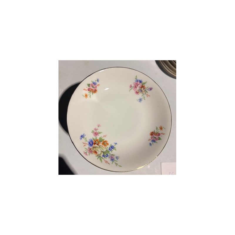 Assiette vintage – Modèle cosmos creuse